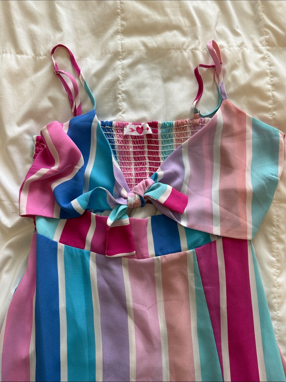 Buddy Love Multicolor Pastel Stripe Maxi Dress - Picture 2 of 5